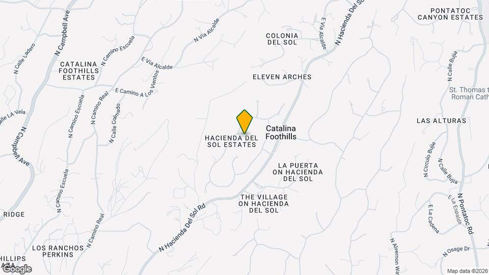 6483 E Corte De Galicia Map and Location Details