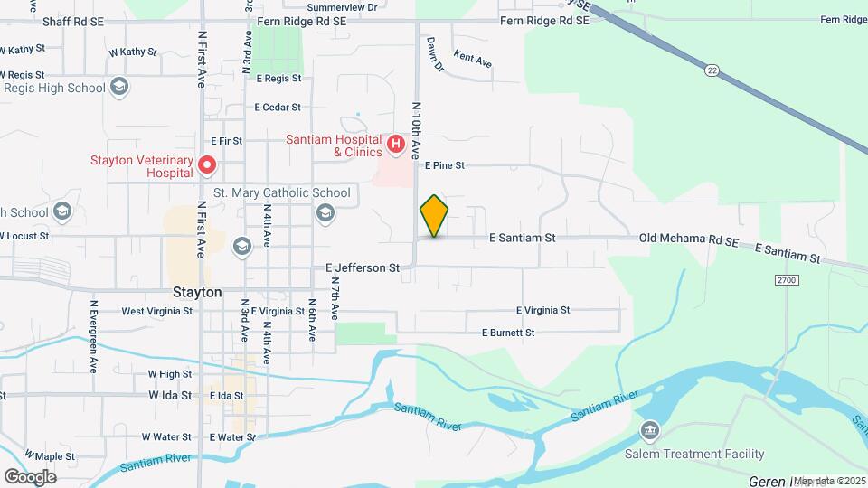 1060-1062 E Santiam St Map and Location Details