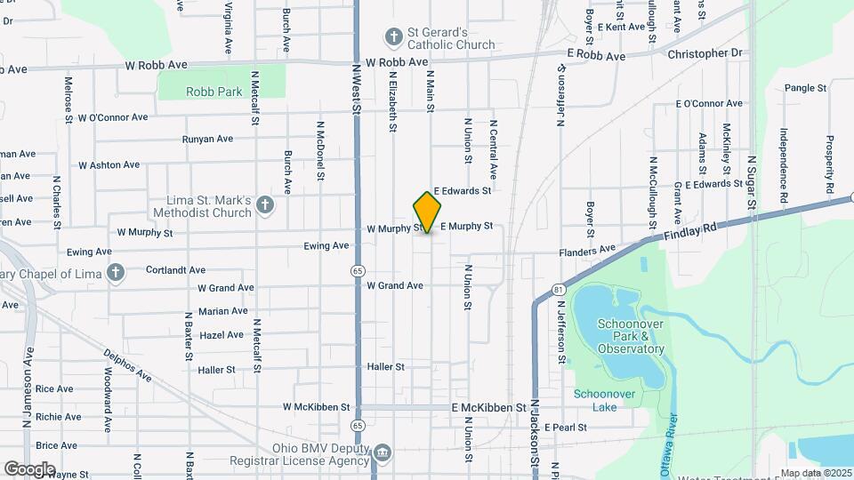 851 N Main St Map and Location Details