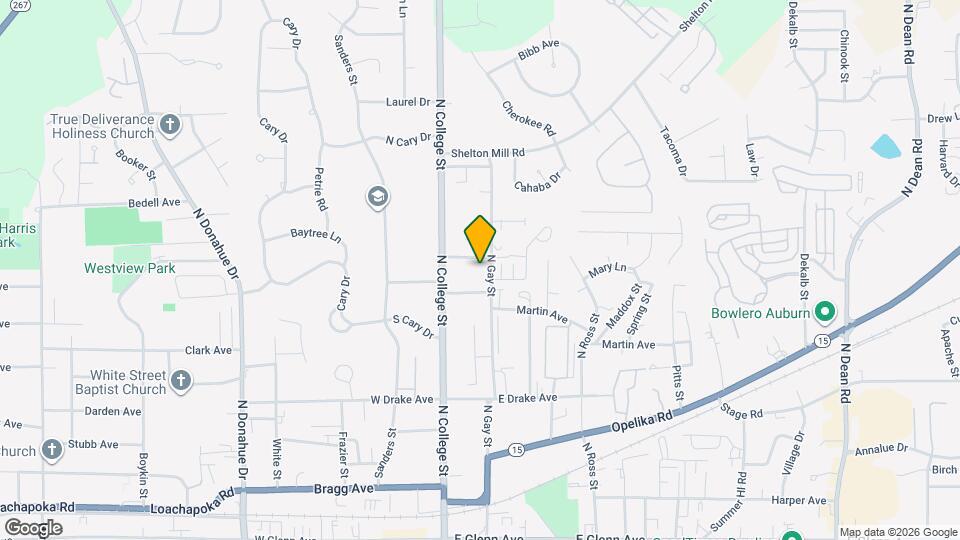 643 N Gay St Map and Location Details