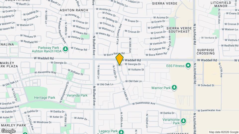 13682 N 144th Ln Map and Location Details