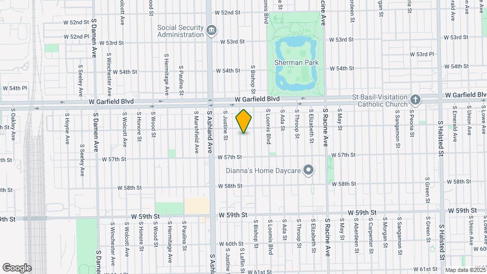 5617 S Laflin St Map and Location Details