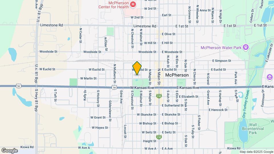 310 W Marlin St Map and Location Details