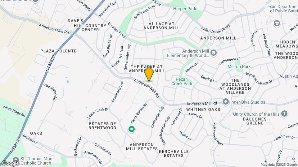 11000 Anderson Mill Rd Map and Location Details