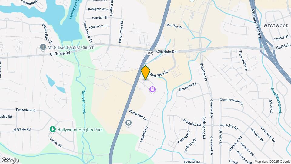 5842 Century Oaks Dr Map and Location Details