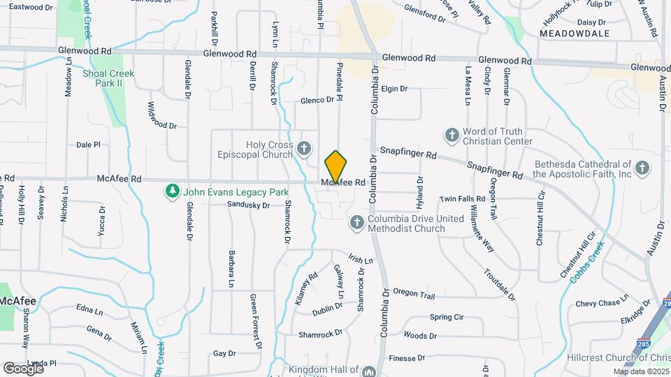 3296 Sheffield Cir Map and Location Details
