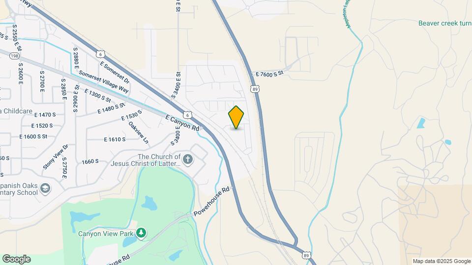 3698 E 1520 S Map and Location Details