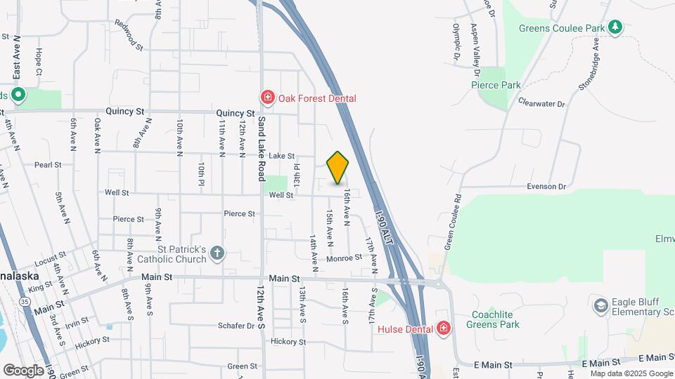 1505 Well St Mapa y Detalles de la Ubicación