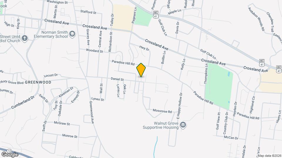 1319 Givens Ln-Unit -1319 Map and Location Details