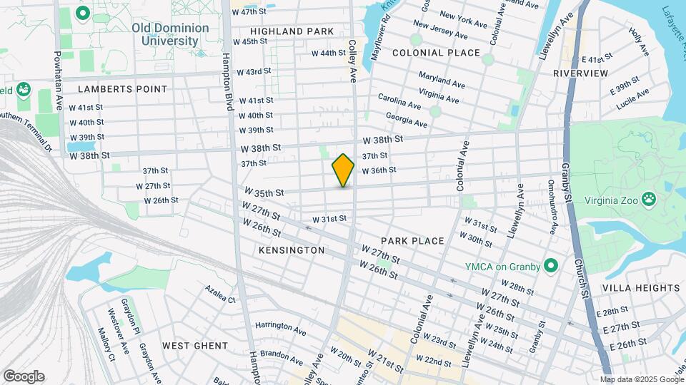815 W 35th St Mapa y Detalles de la Ubicación
