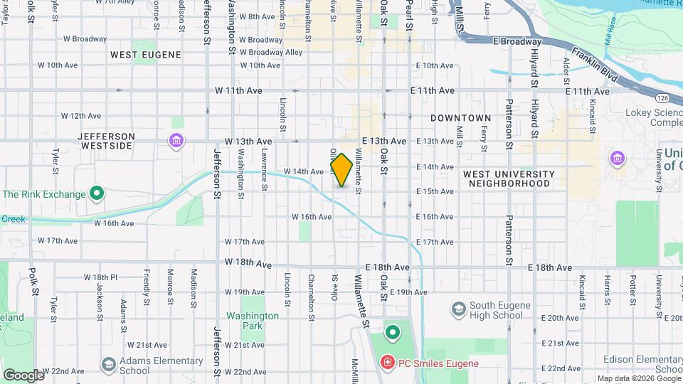 90 W 15th Ave Map and Location Details