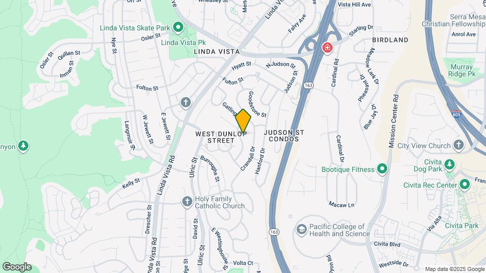 2291 Flushing Dr Map and Location Details