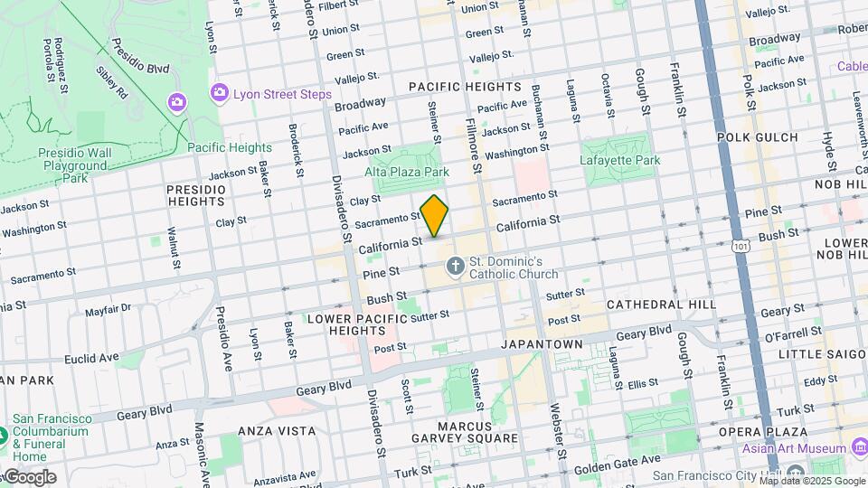 2547-2551 California St Mapa y Detalles de la Ubicación