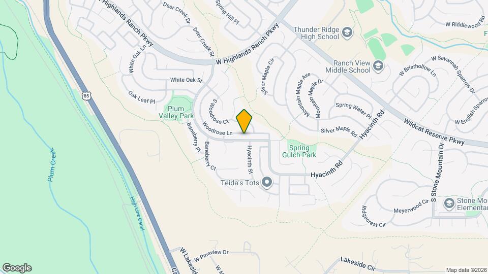 10319 Woodrose Ln Mapa y Detalles de la Ubicación