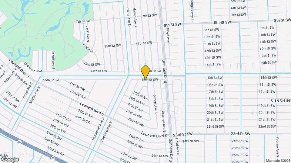 4501 15th St SW Map and Location Details