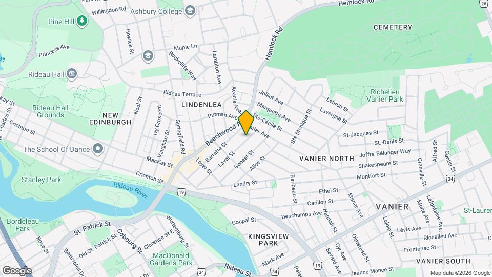 163 Laval St Map and Location Details