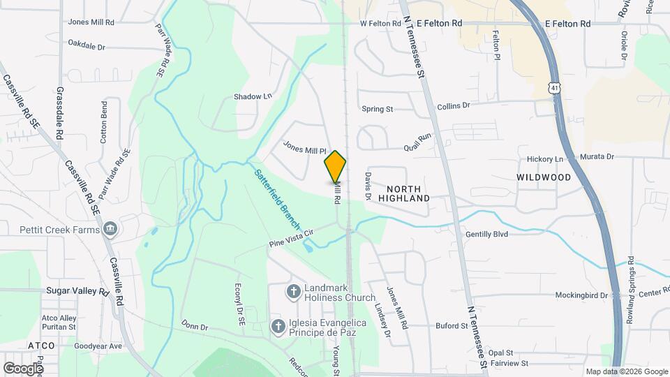 916 Jones Mill Rd Map and Location Details