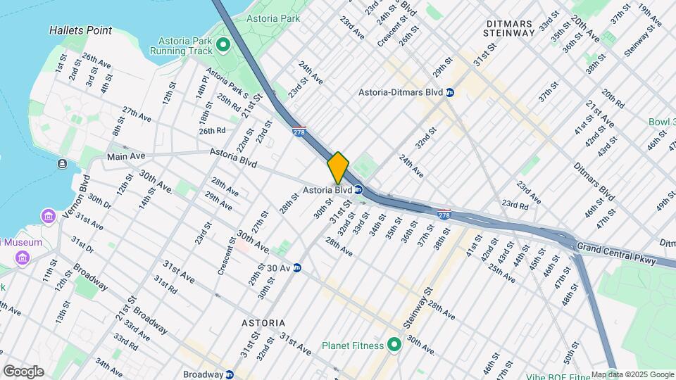 2923 Astoria Blvd Map and Location Details