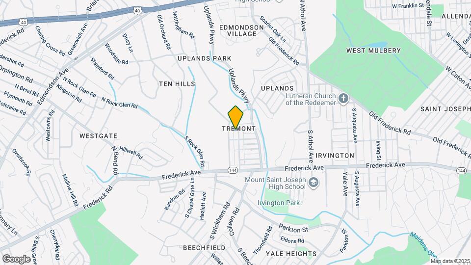 18 N Tremont Rd Map and Location Details