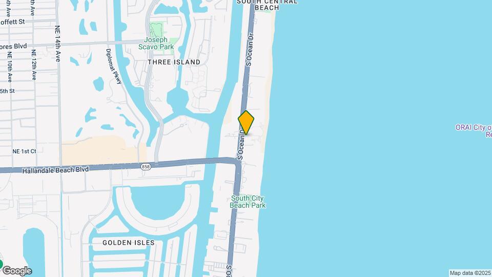 Ocean Residences Mapa y Detalles de la Ubicación