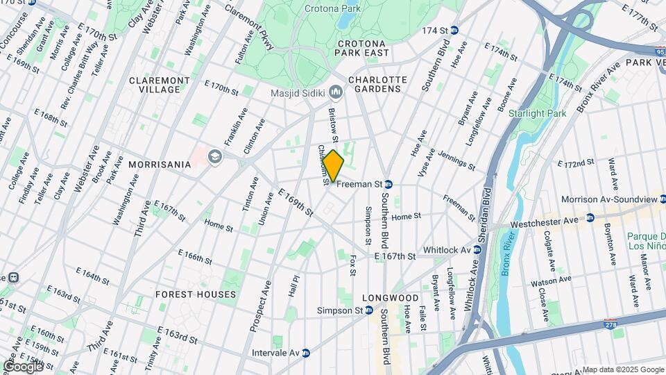 1302 Rev James Polite Ave Mapa y Detalles de la Ubicación