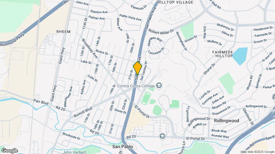 14700 San Pablo Ave Map and Location Details
