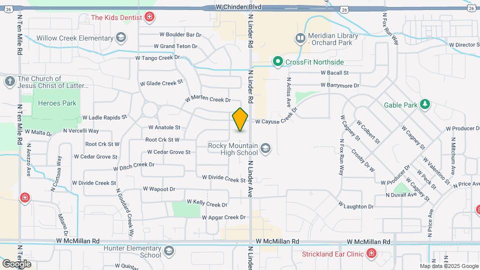 1661 W Puzzle Crk Ct Map and Location Details