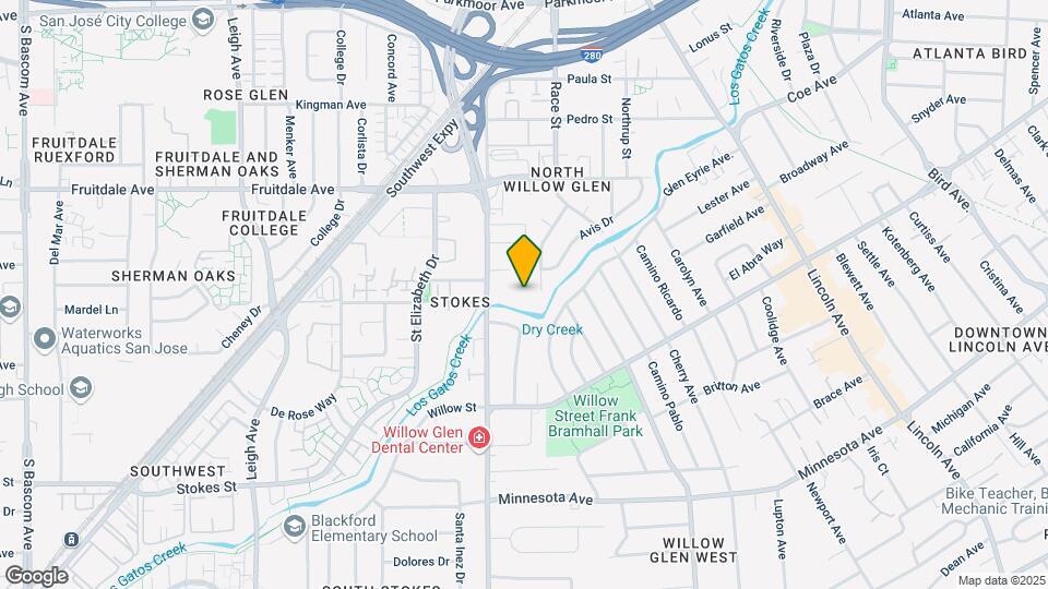 Willow Glen Apartments Mapa y Detalles de la Ubicación