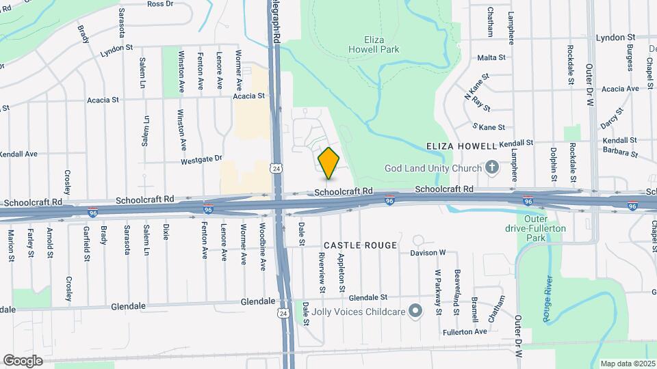 14040 Riverview St Map and Location Details