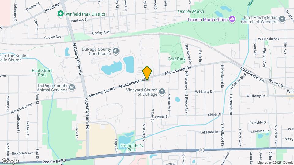 207 N Beverly St Map and Location Details