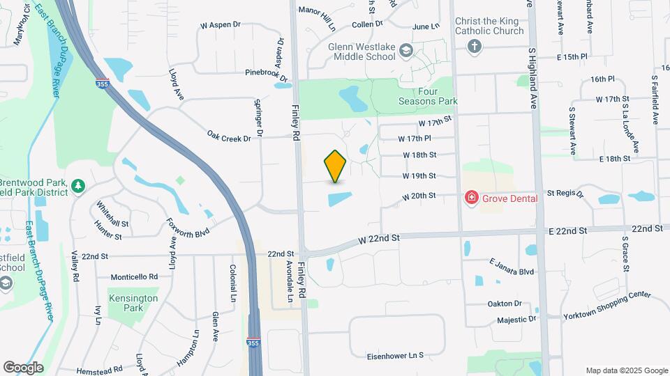 2015 S Finley Rd Map and Location Details