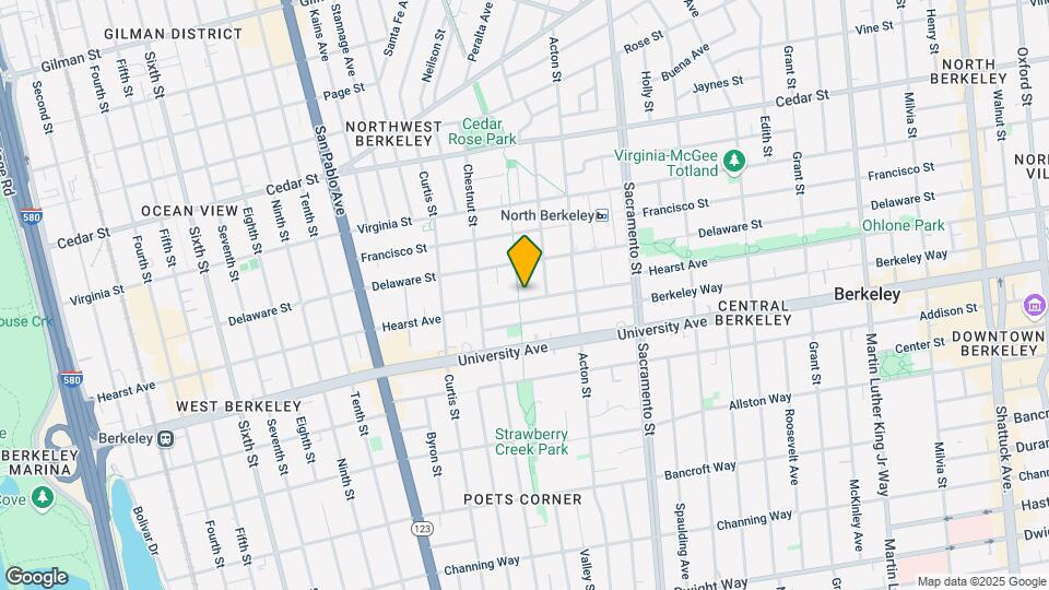 1301 Hearst Ave Mapa y Detalles de la Ubicación