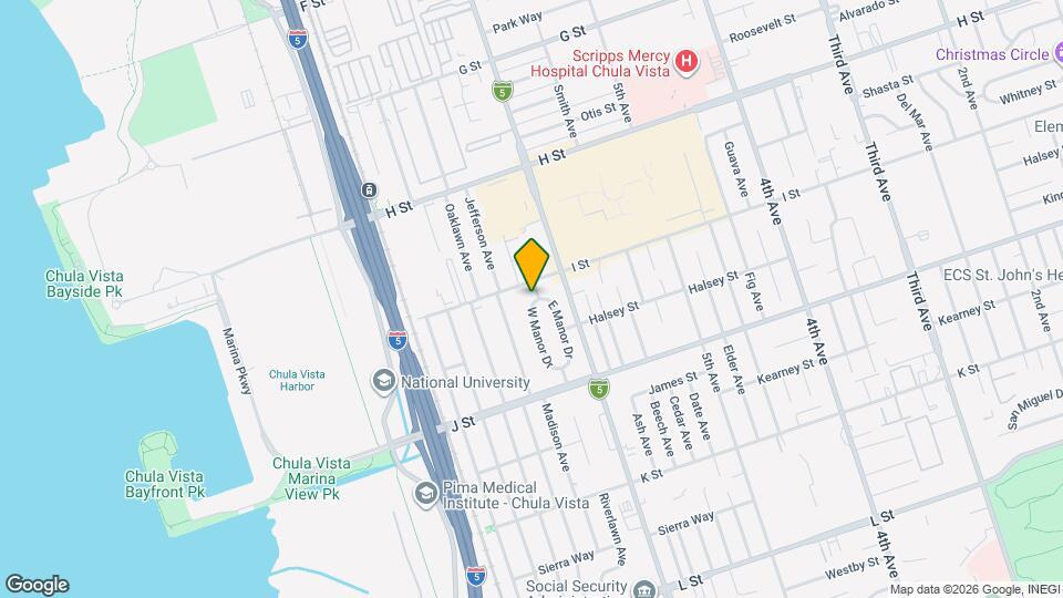 610 W Manor Dr Mapa y Detalles de la Ubicación