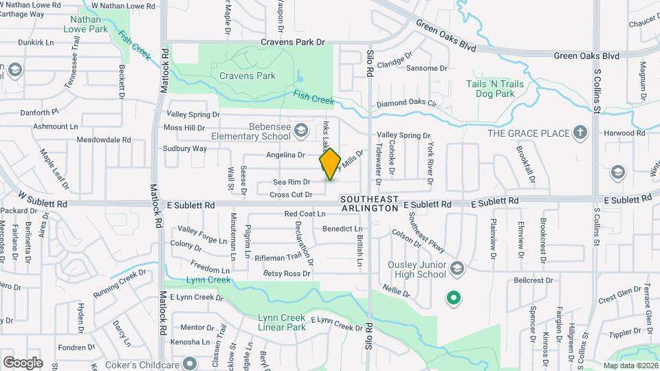 6111 Inks Lake Dr Map and Location Details