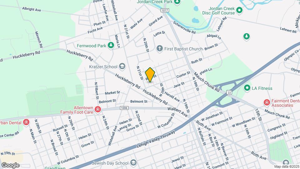 2037 Custer St Mapa y Detalles de la Ubicación