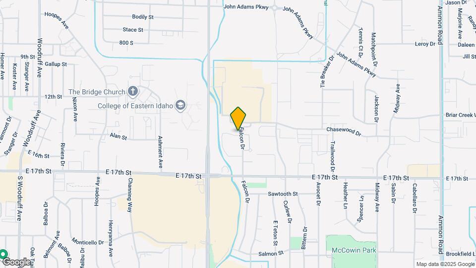 1400 Falcon Dr Map and Location Details