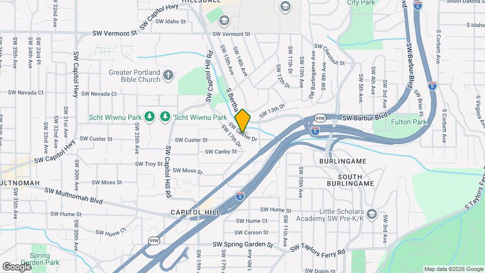 1408 SW Custer Dr Mapa y Detalles de la Ubicación