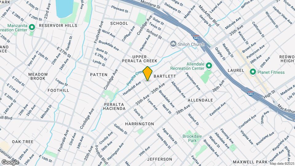 2509 Bartlett St Mapa y Detalles de la Ubicación