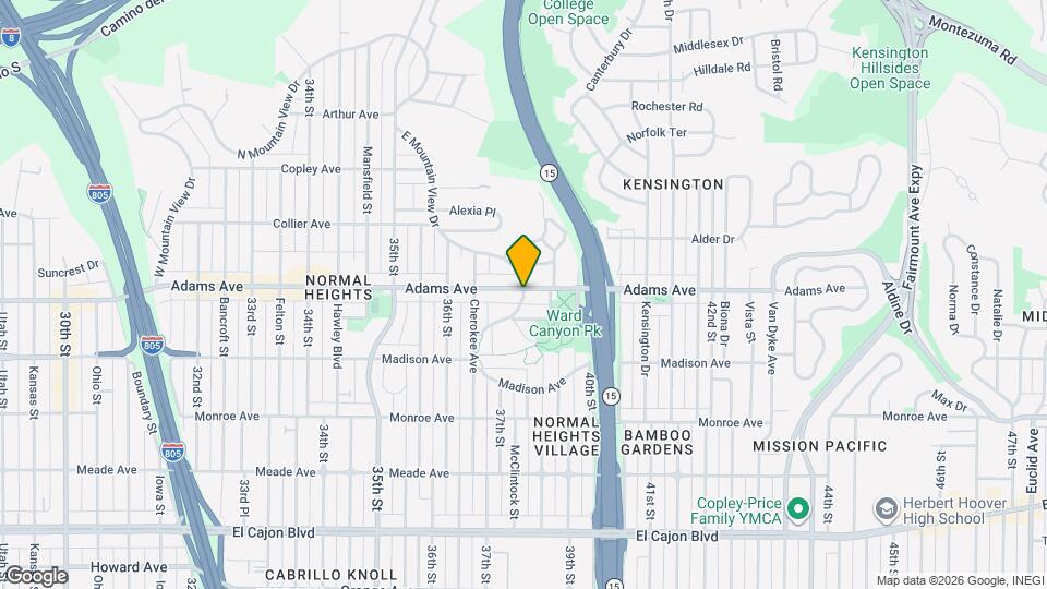 4689 E Mountain View Dr Map and Location Details