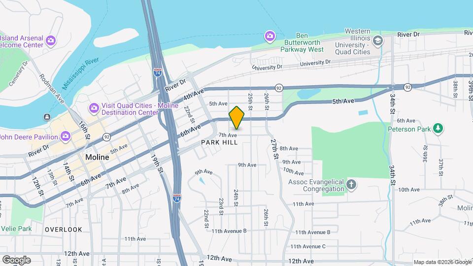 2415 7th Ave, Unit 1 Map and Location Details