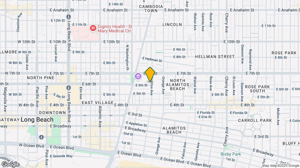 601 Cerritos Ave Mapa y Detalles de la Ubicación