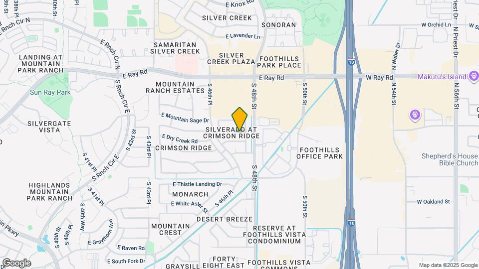 4747 E Desert Wind Dr. Map and Location Details