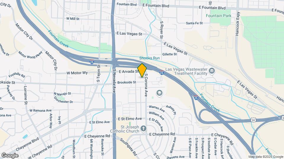420 Brookside St Map and Location Details