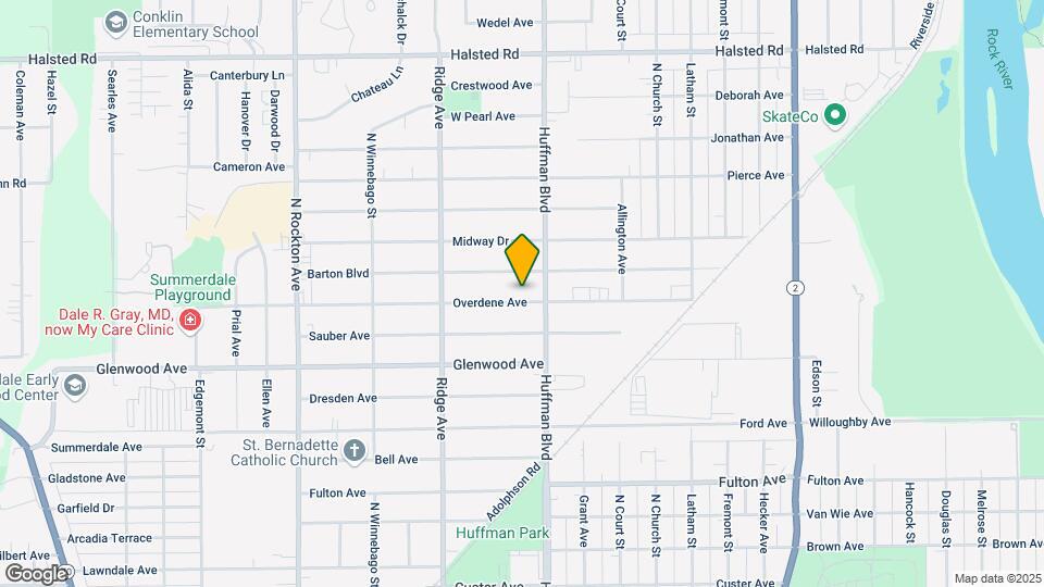 1815 Overdene Ave Mapa y Detalles de la Ubicación