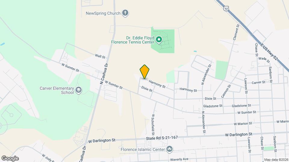 1318 Harmony St Map and Location Details