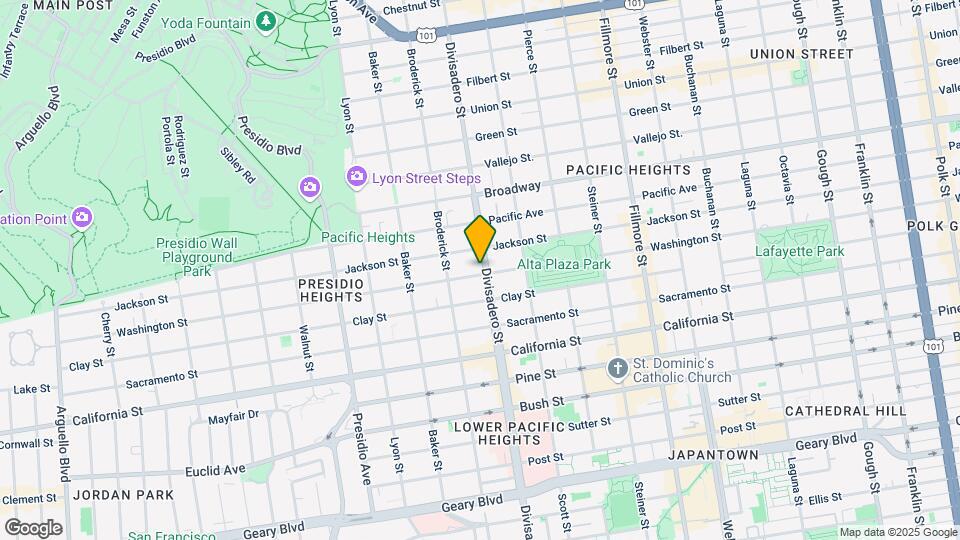 2309 Divisadero St Map and Location Details