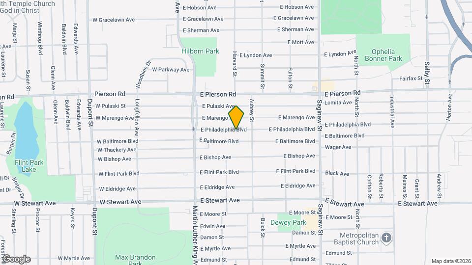 318 E Philadelphia Blvd Mapa y Detalles de la Ubicación