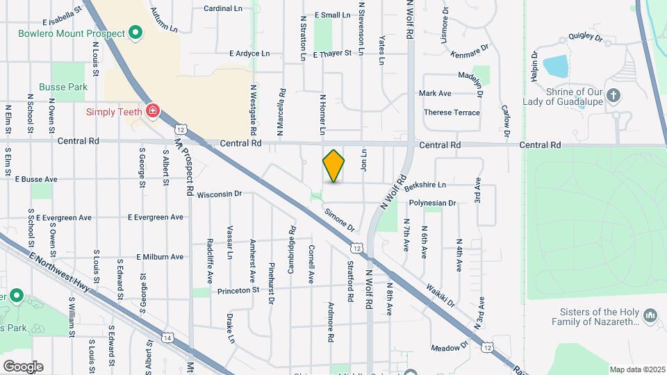 405 Berkshire Ln Map and Location Details