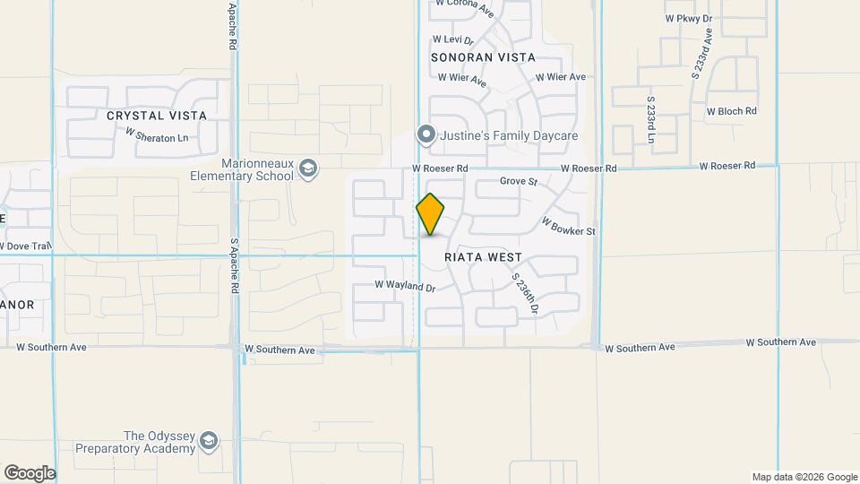 23873 W Bowker St Mapa y Detalles de la Ubicación