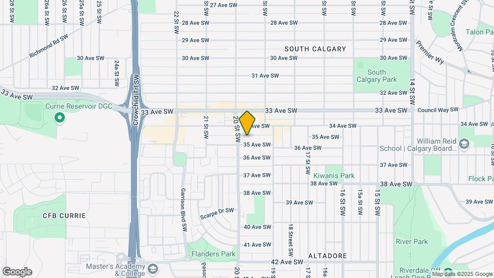 2036 35 Av SW Map and Location Details